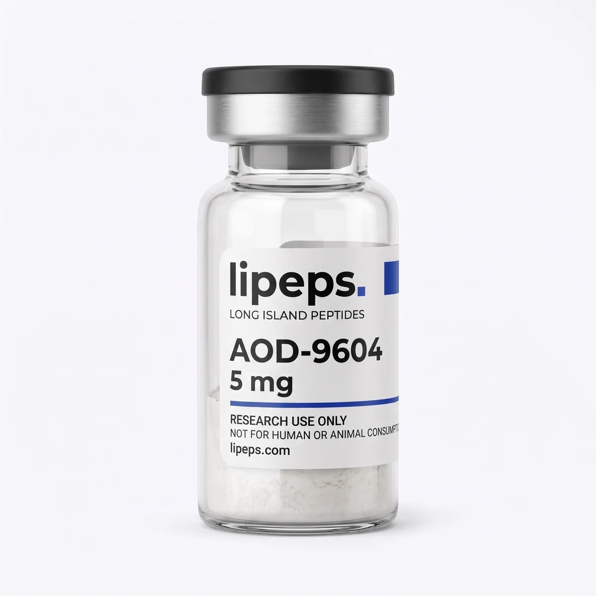 Illustrative LiPeps AOD-9604 5 mg packaging