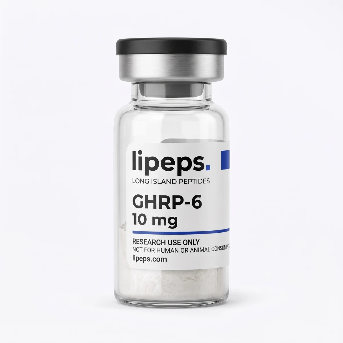 Illustrative LiPeps GHRP-6 10 mg packaging