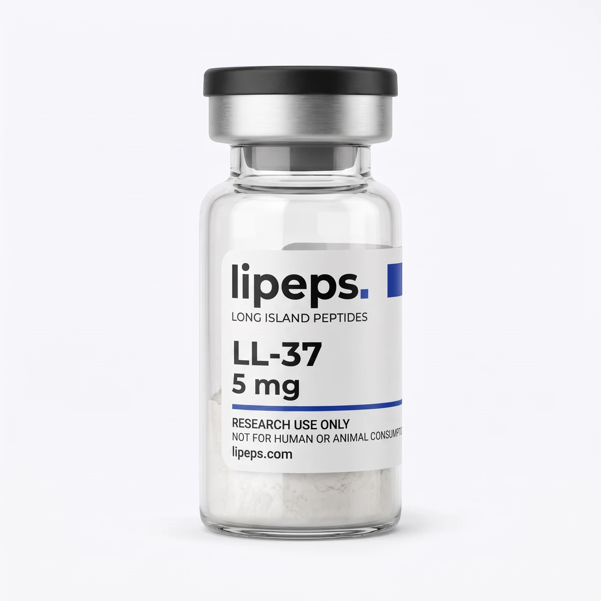 Illustrative LiPeps LL-37 5 mg packaging