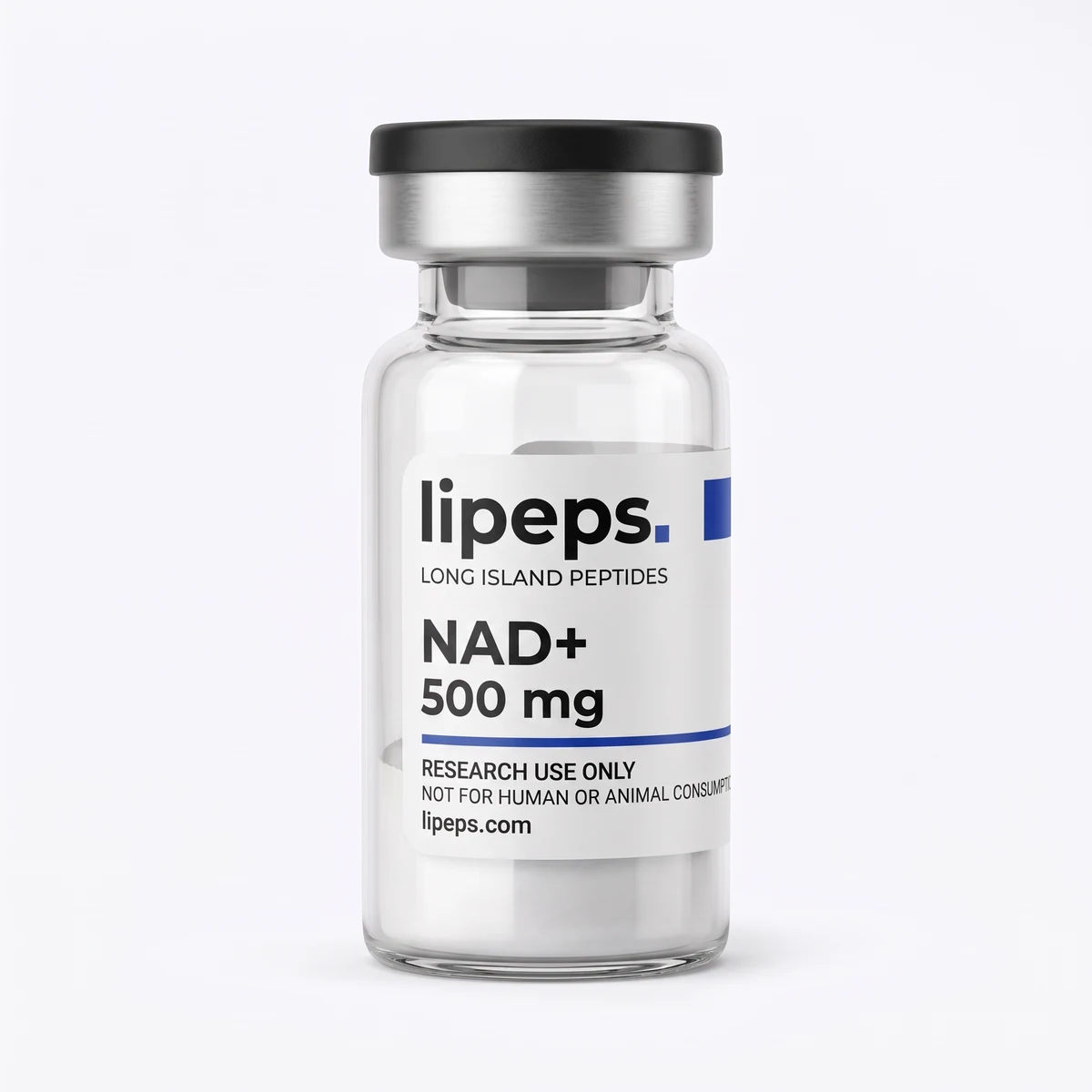 Illustrative LiPeps NAD+ 500 mg packaging
