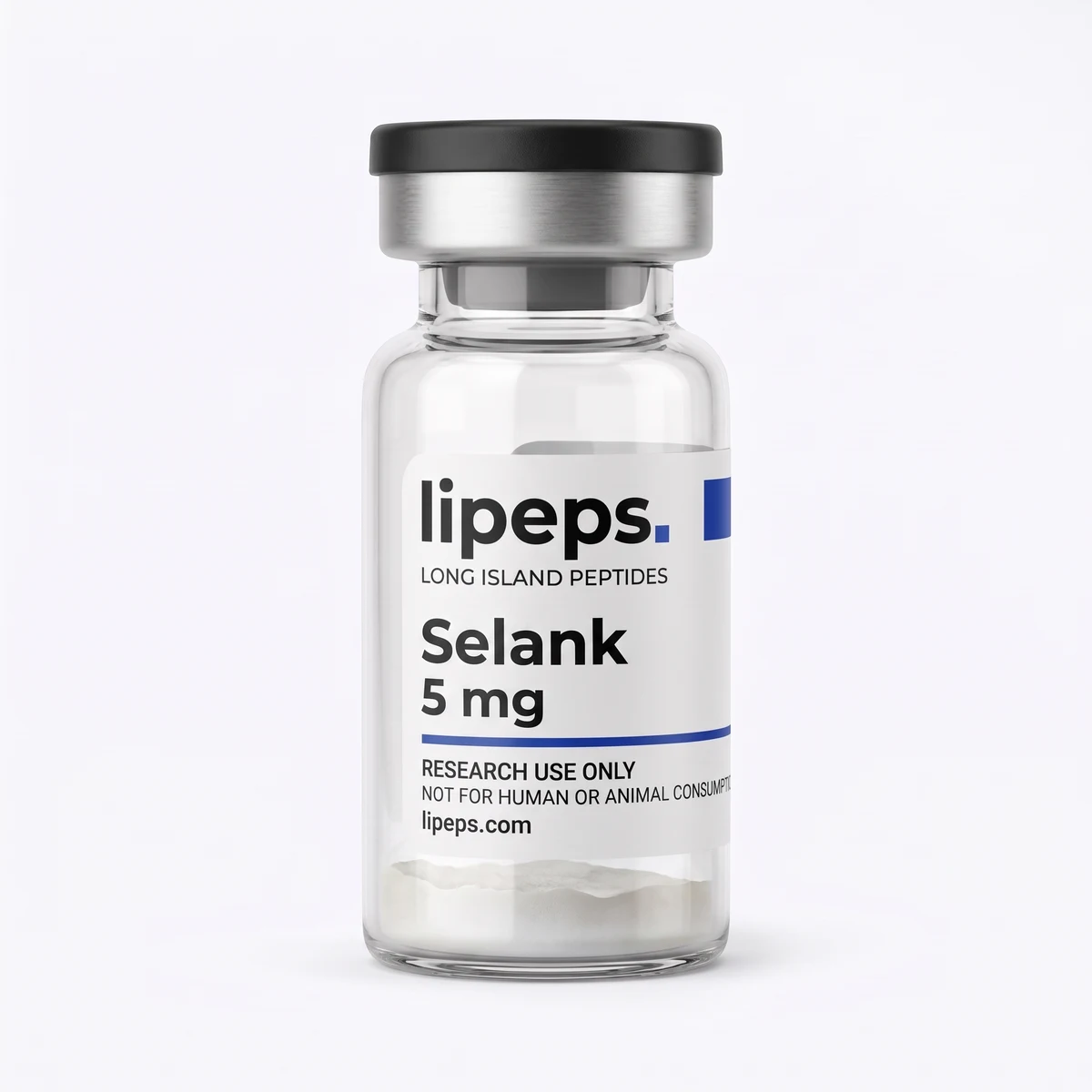 Illustrative LiPeps Selank 5 mg packaging