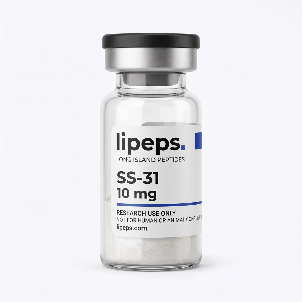 Illustrative LiPeps SS-31 10 mg packaging