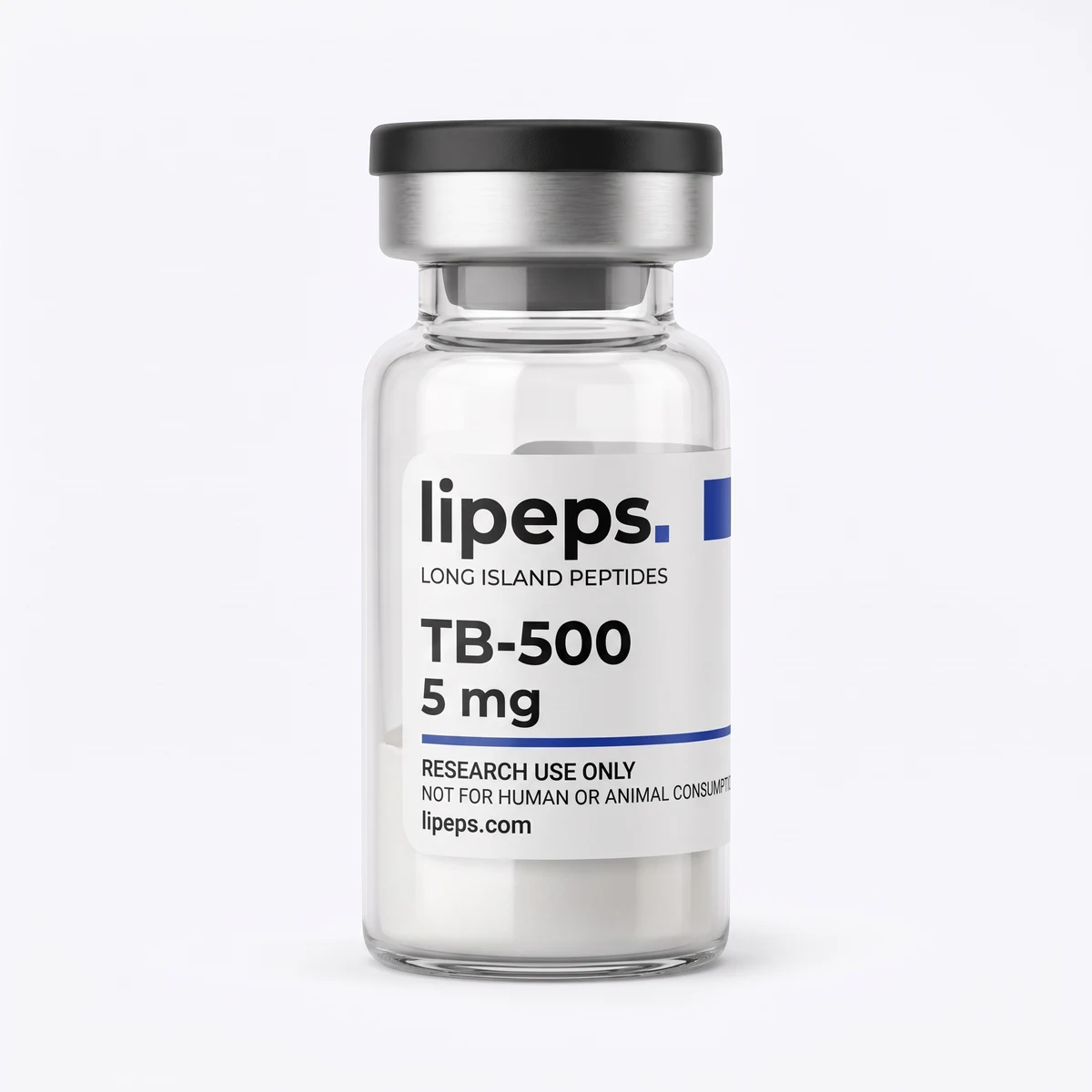 Illustrative LiPeps TB-500 5 mg packaging